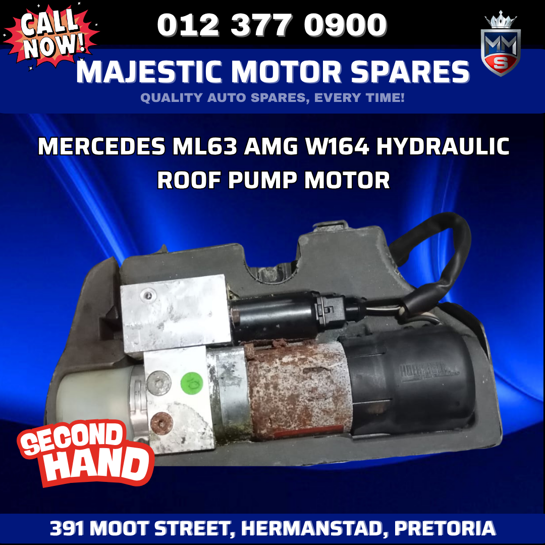 Mercedes ML63 AMG W164 Hydraulic Roof Pump Motor – Used - Private Seller Mercedes ML63 AMG W164 Hydraulic Roof Pump Motor – Used - Private Seller
