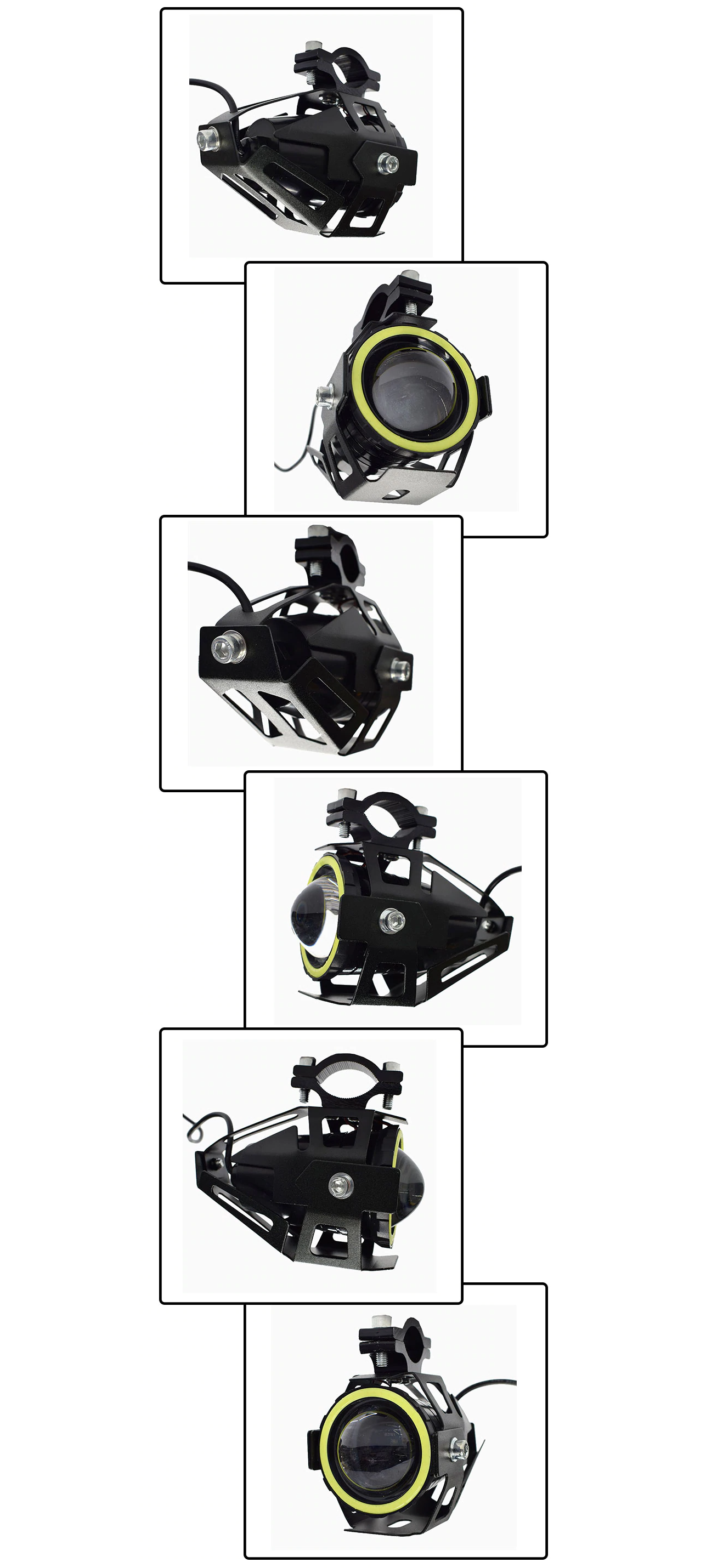 LED Angel Eye Spotlights, Devil Eye Universal Auxiliary Halo Ring Spotlights​. Brand New Products.