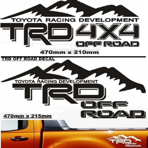 Toyota TRD car bakkie stickers badges - Private Seller Toyota TRD car bakkie stickers badges - Private Seller