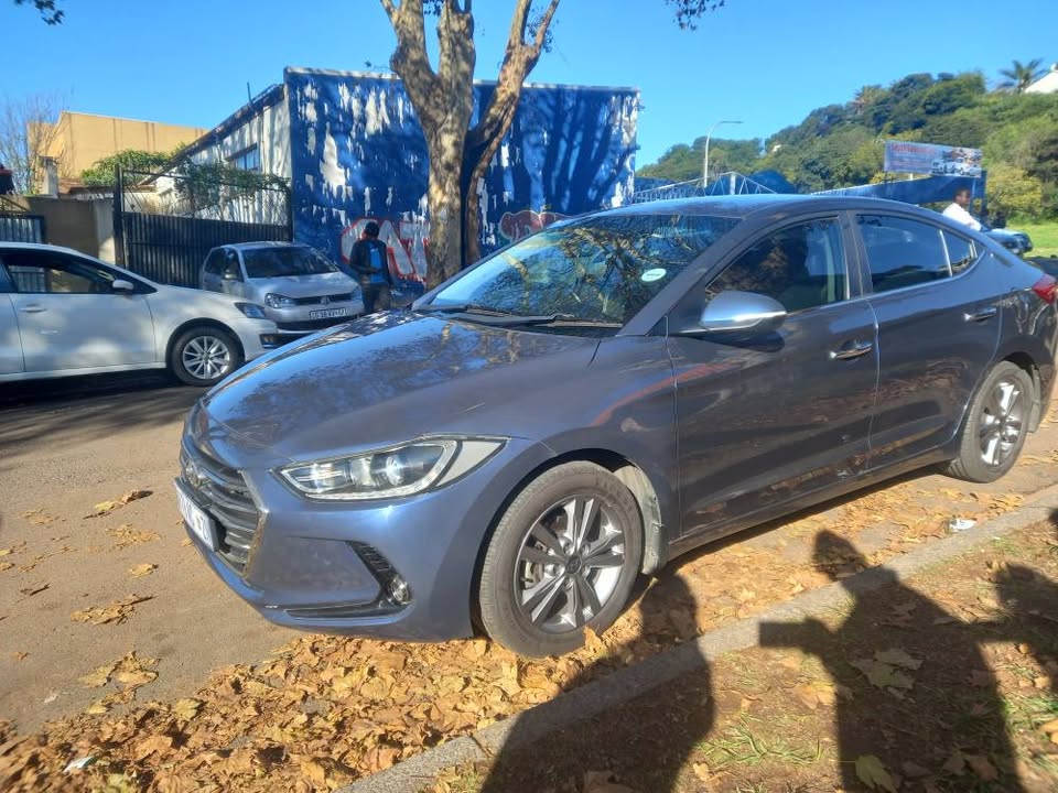 2019 Hyundai Elantra 1.6 Petrol, Automatic, Blue, Leather seats, Service Book,