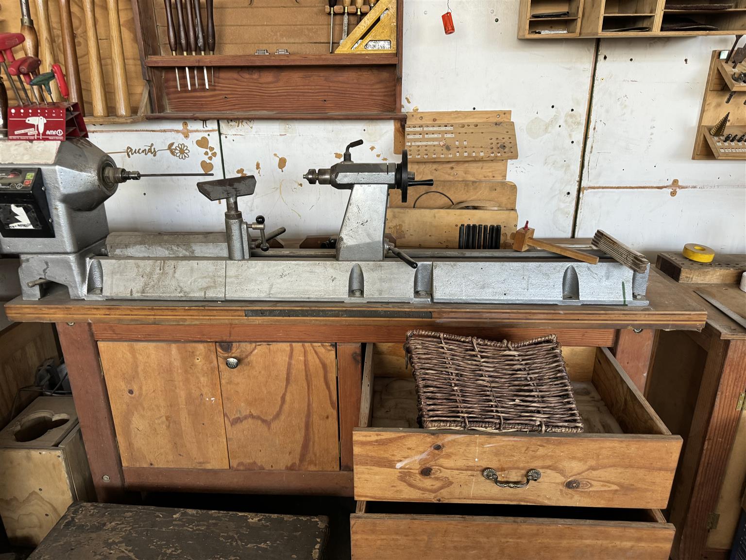 Tools Condation Wood workshop with tools and wood | Junk Mail