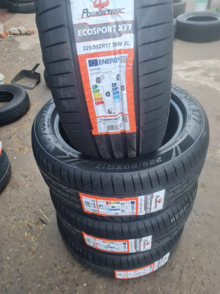 4x225/50/17 powertrac Brand new tyres fitted and balanced