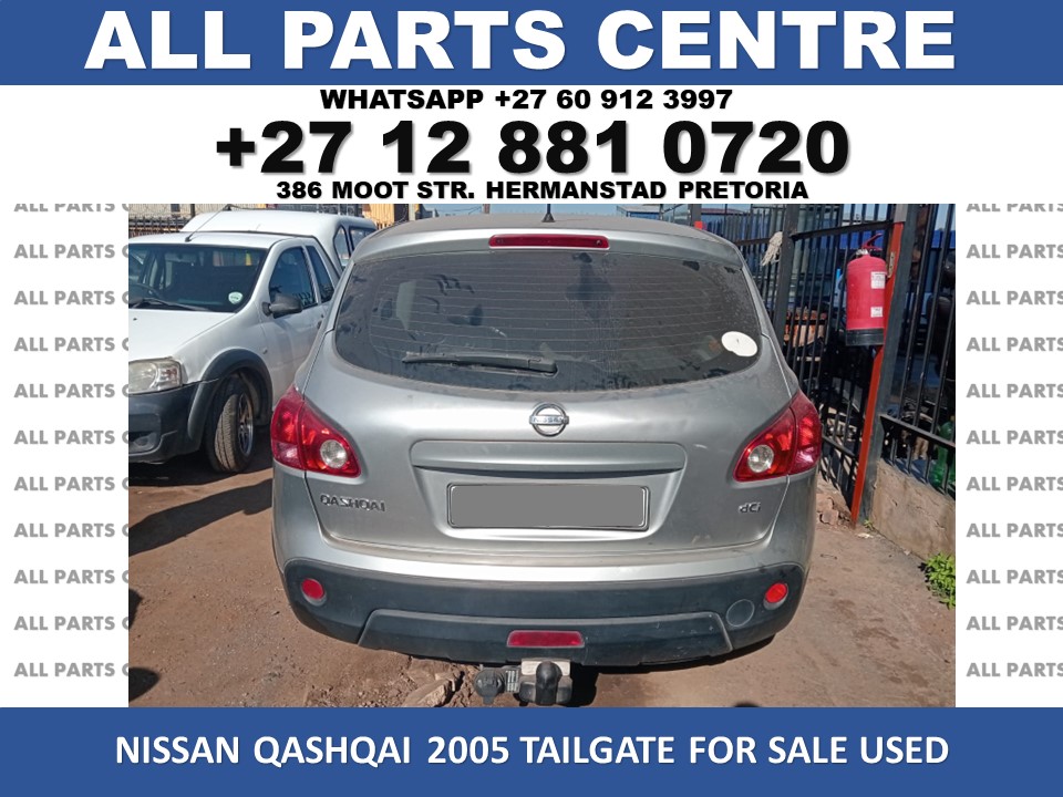 2005 Nissan Qashqai tailgate for sale 2005 Nissan Qashqai tailgate for sale