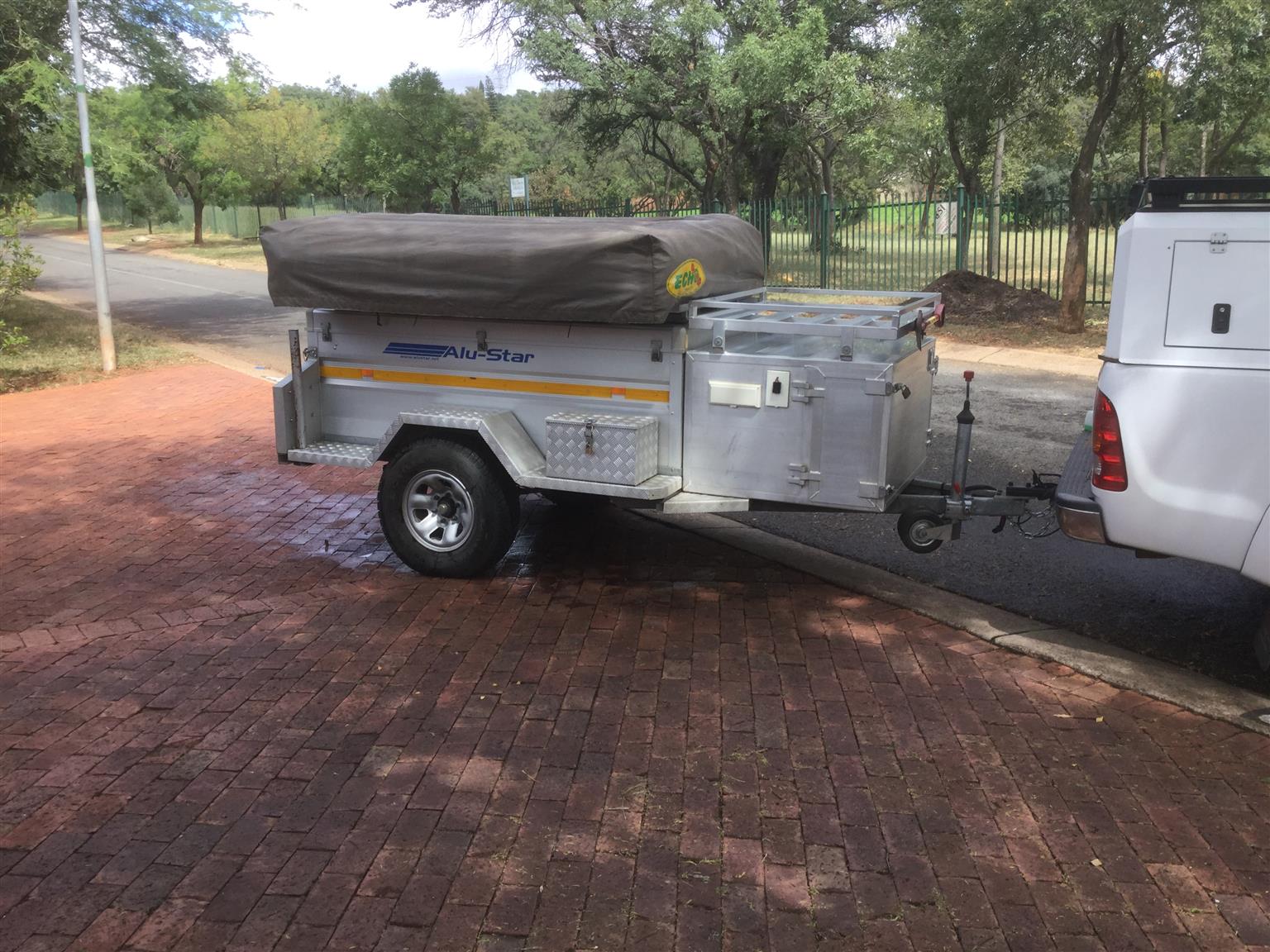 Alu-Star Multi Trail Offroad Trailer (Aluminimum) with rooftop tent ...
