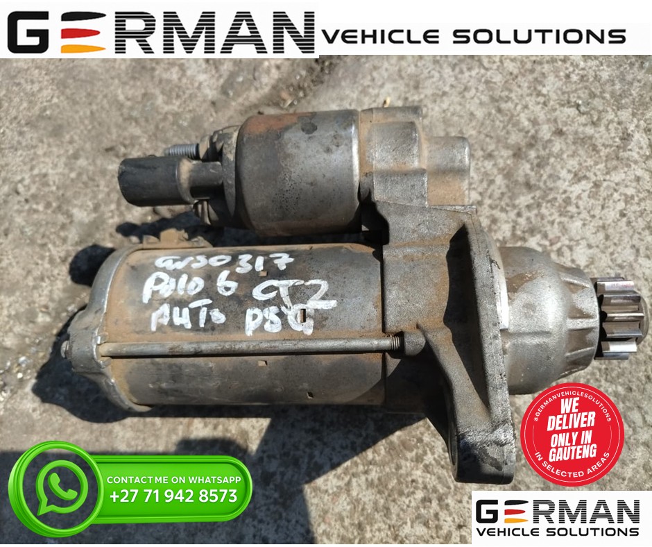 Volkswagen polo 6 1.2 tfsi cjz starter for sale - Private Seller Volkswagen polo 6 1.2 tfsi cjz starter for sale - Private Seller