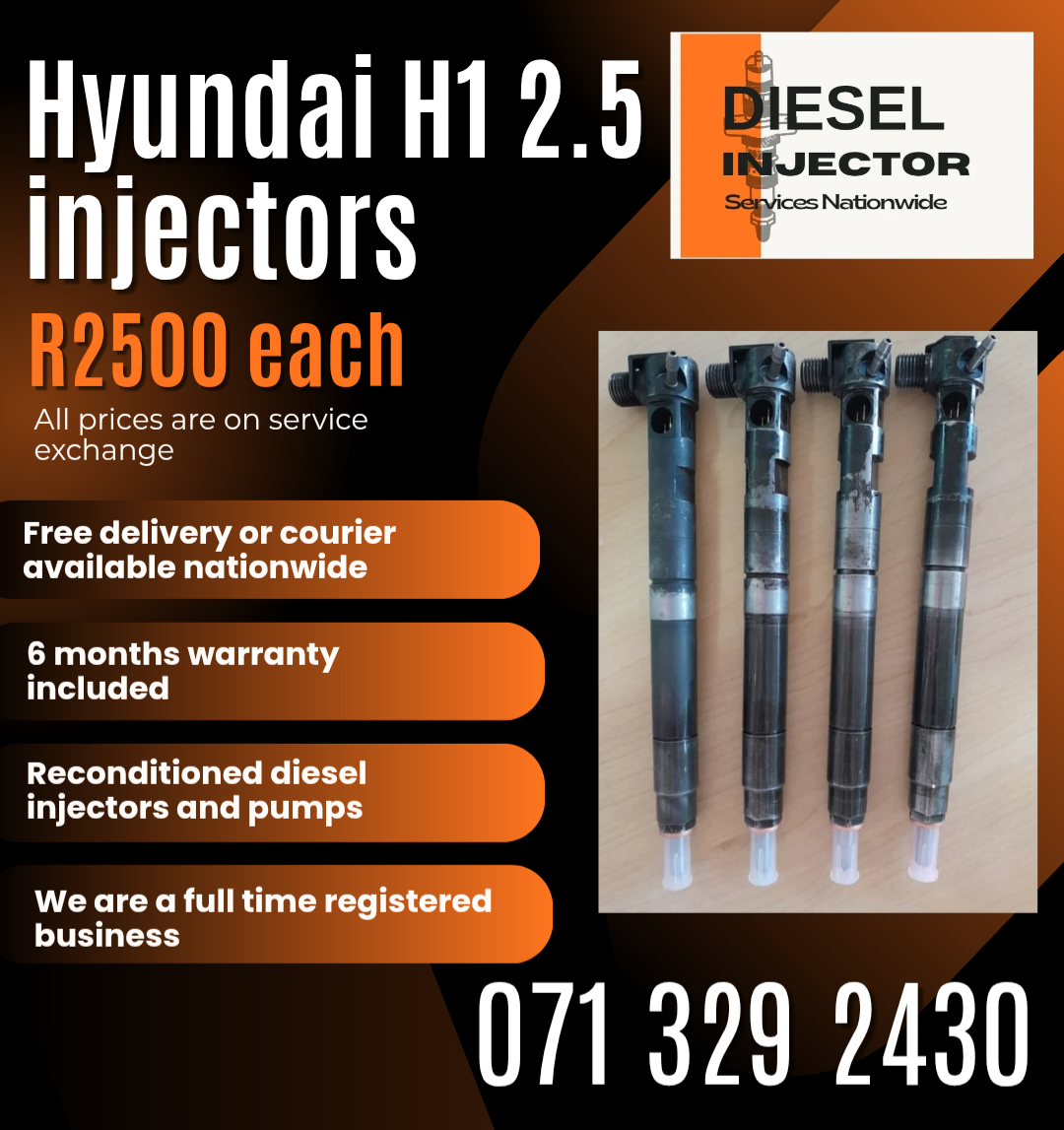 HYUNDAI H1 INJECTORS FOR SALE WITH WARRANTY INCLUDED - Private Seller HYUNDAI H1 INJECTORS FOR SALE WITH WARRANTY INCLUDED - Private Seller