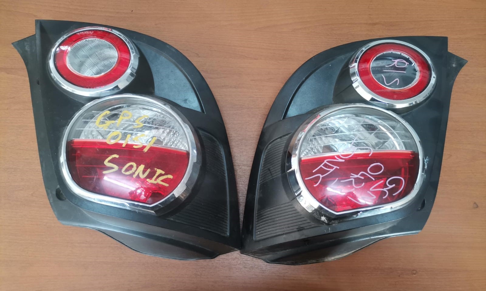 Second-hand Chev Sonic Tail Lights Available for Sale - Private Seller