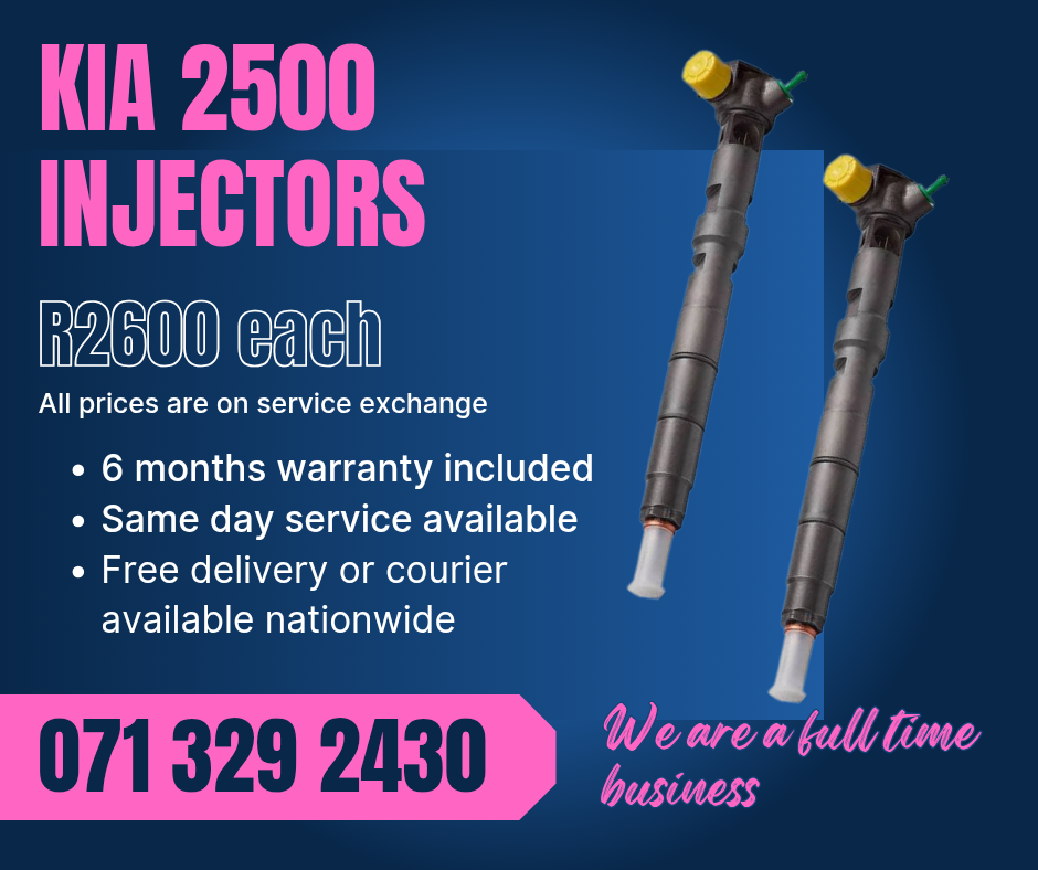 KIA 2500 INJECTORS FOR SALE WITH WARRANTY - Private Seller KIA 2500 INJECTORS FOR SALE WITH WARRANTY - Private Seller