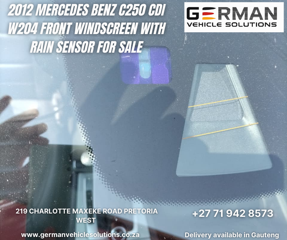 2012 Mercedes Benz c250 cdi w204 front windscreen with rain sensor for sale - Private Seller 2012 Mercedes Benz c250 cdi w204 front windscreen with rain sensor for sale - Private Seller