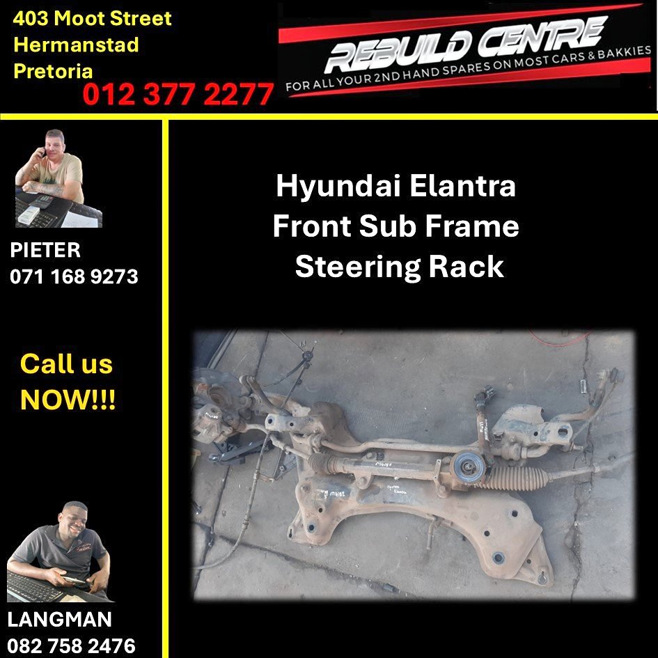 Hyundai Elantra Sub Frame & Steering Rack - Private Seller Hyundai Elantra Sub Frame & Steering Rack - Private Seller