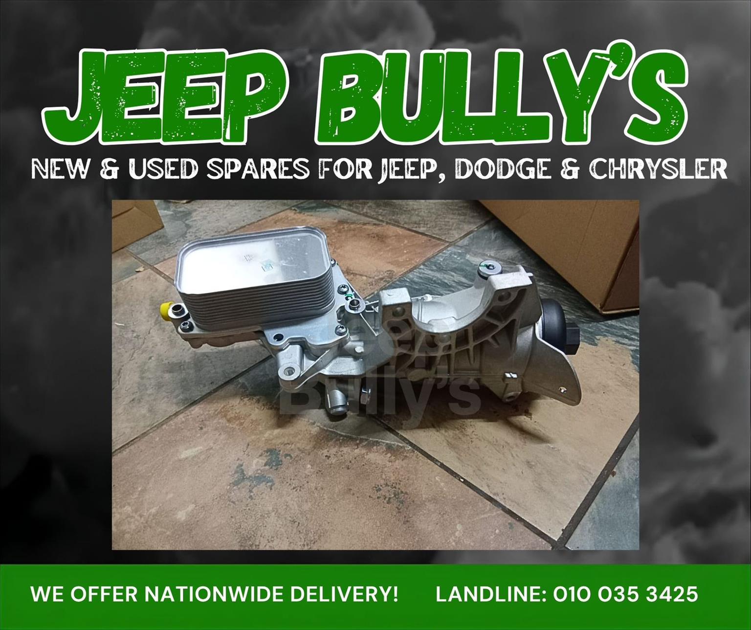 Jeep Wrangler Oil Cooler and Housing - Private Seller Jeep Wrangler Oil Cooler and Housing - Private Seller