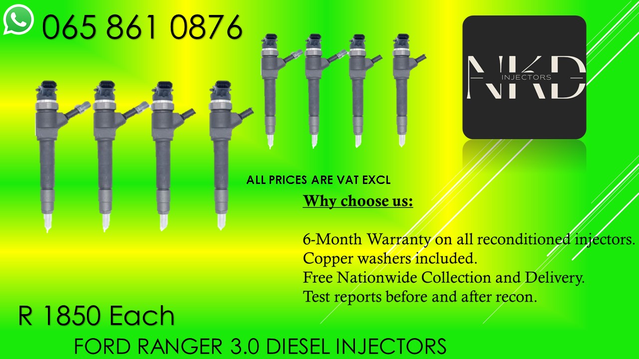 Ford Ranger 3.0 WEAT diesel injectors for sale with warranty and test reports - Private Seller Ford Ranger 3.0 WEAT diesel injectors for sale with warranty and test reports - Private Seller