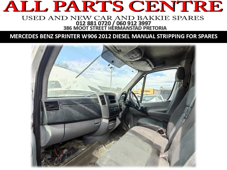 Mercedes-Benz Sprinter W906 2012 Diesel Manual Stripping for Spares