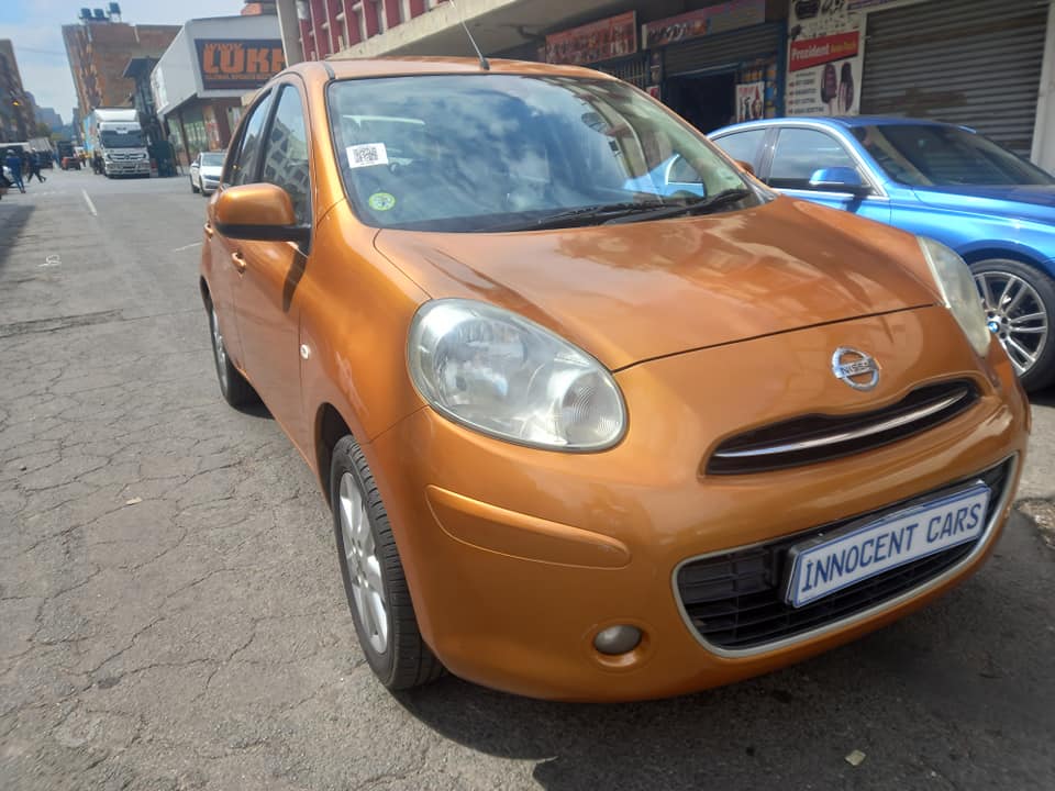 2014 NISSAN MICRA 1.6 PETROL, MANUAL TRANSMISSION, ORANGE COLOUR, MILEAGE 75000KM
