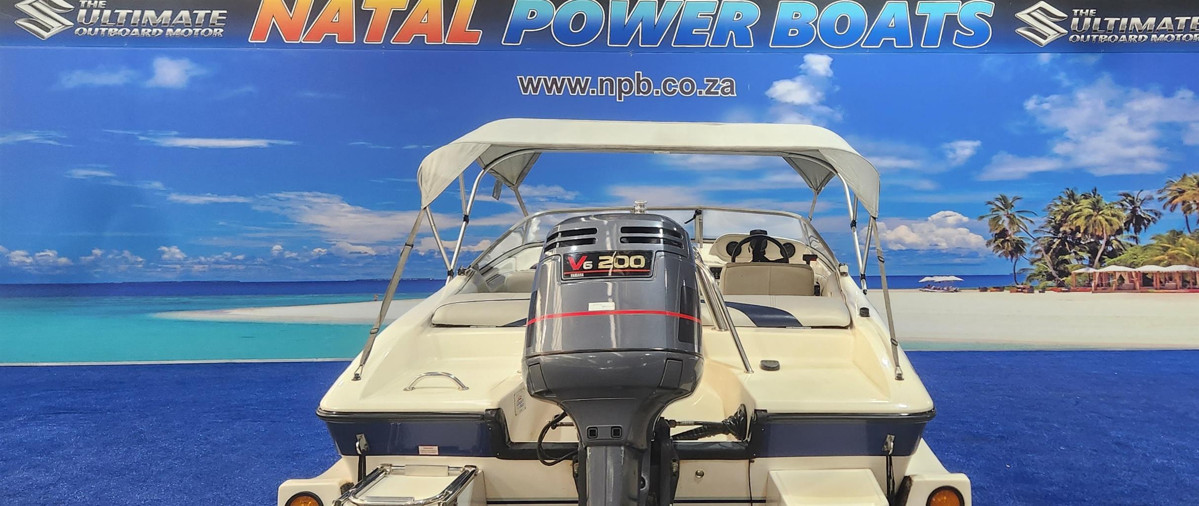 PANACHE 1850 SR ON TRAILER 200 HP YAMAHA V6 2 STROKE