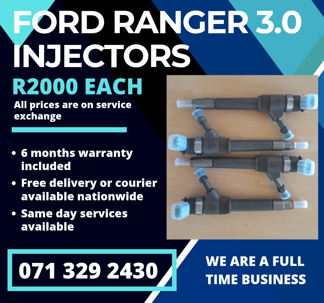FORD RANGER 3.0 INJECTORS FOR SALE WITH WARRANTY INCLUDED - Private Seller FORD RANGER 3.0 INJECTORS FOR SALE WITH WARRANTY INCLUDED - Private Seller