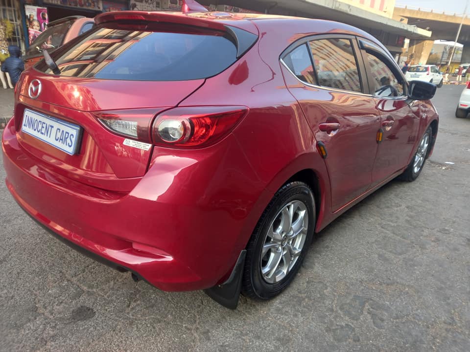 2014 MAZDA 3 1.6 PETROL ENGINE, MANUAL, MAROON COLOR, MILEAGE 118000KM