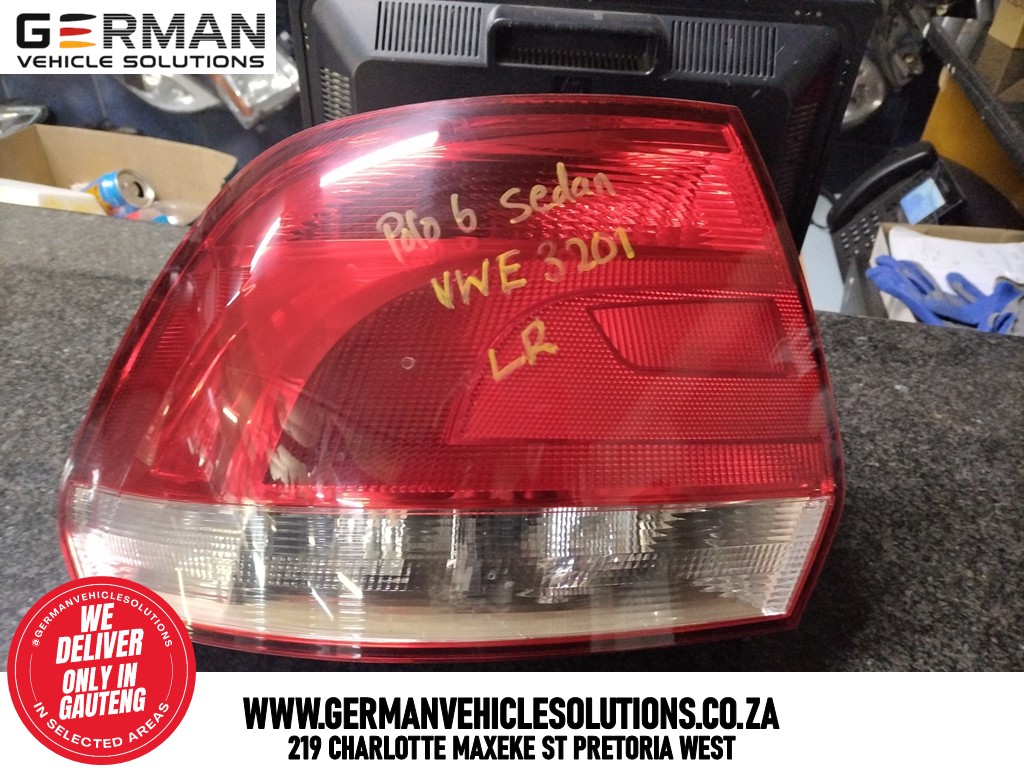 Volkswagen polo 6 sedan tail light for sale left rear