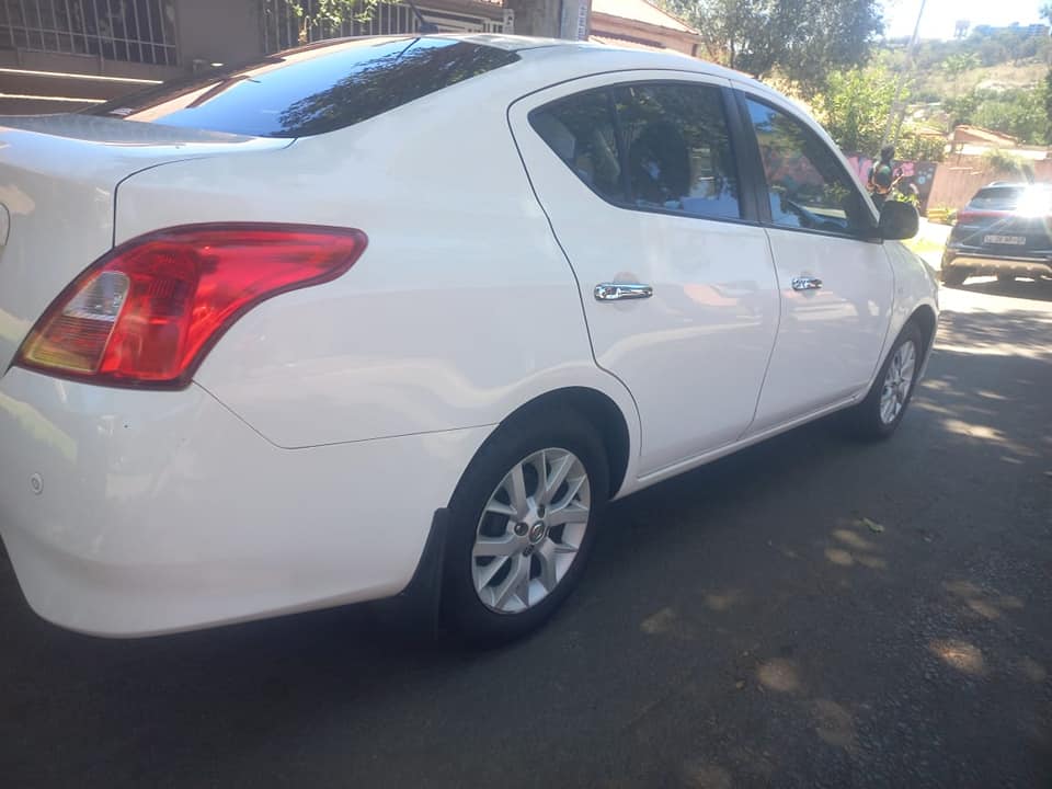 2018 NISSAN ALMERA 1.5 PETROL, AUTOMATIC, WHITE COLOR, MILEAGE 68000KMS