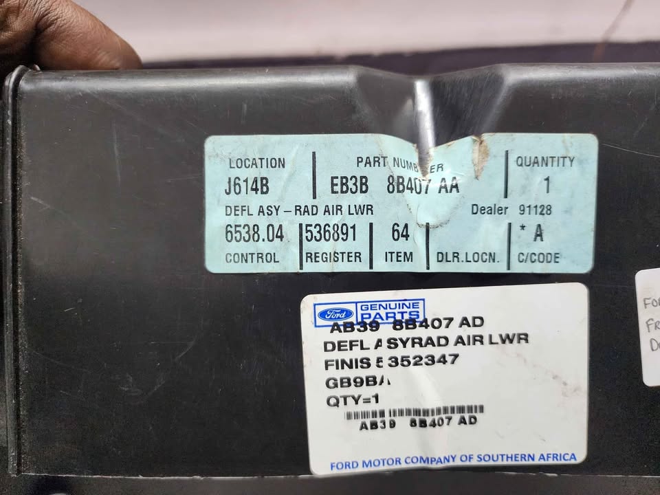 FORD RANGER FRONT BUMPER LOWER TRAY/ DEFLECTOR  OEM - 2012- - Private Seller