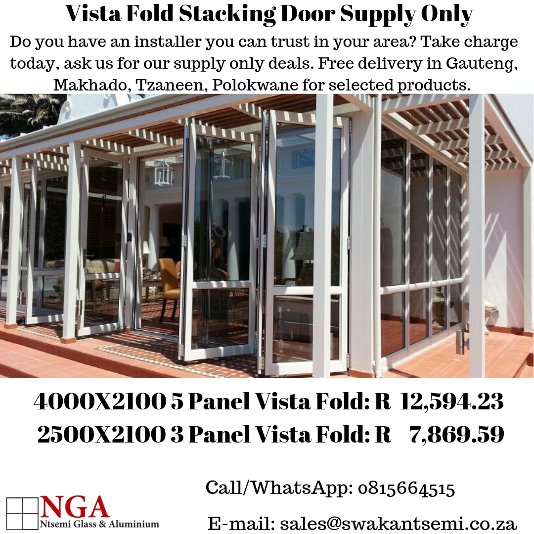 Vista Fold Stacking Doors Supply Only