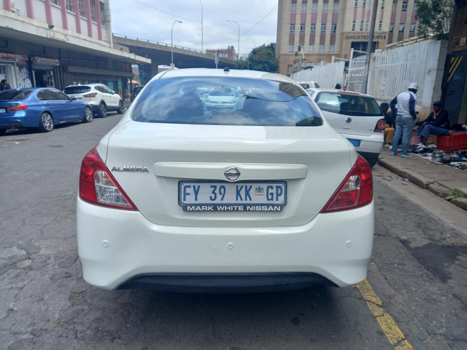 2017 NISSAN ALMERA 1.5 PETROL, MANUAL TRANSMISSION, WHITE COLOUR