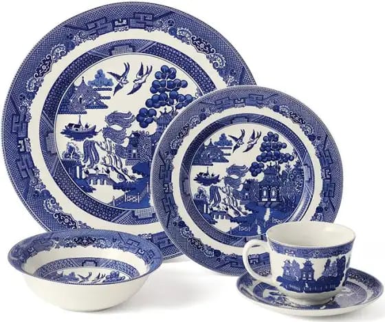 Chruchill willow 20 piece Dinner set