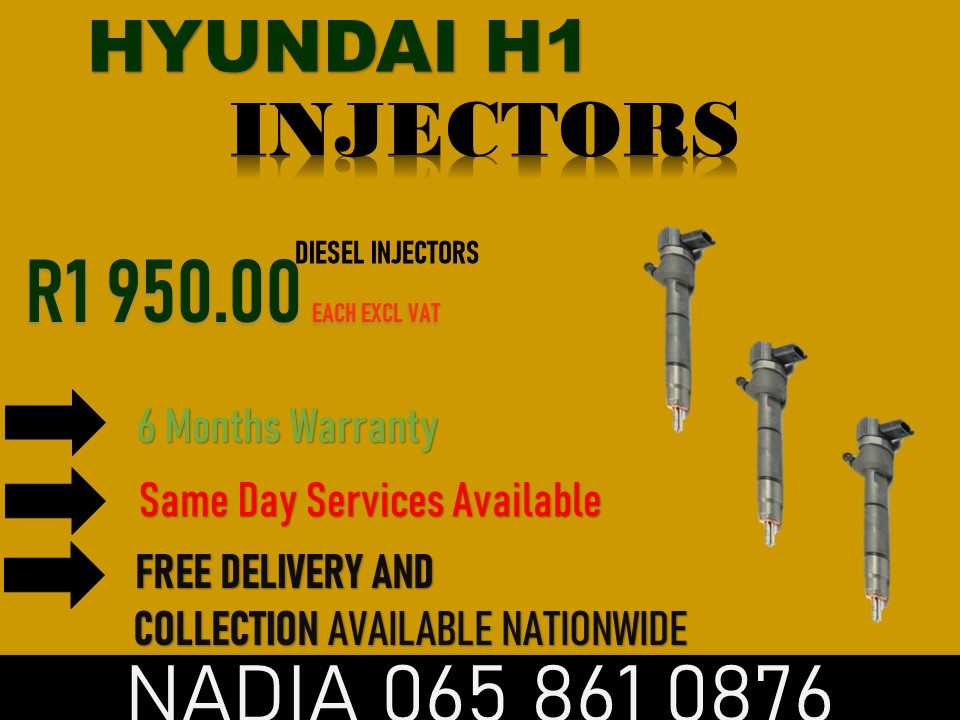 HYUNDAI H1 DIESEL INJECTORS FOR SALE OR TO RECON NATIONWIDE - Private Seller HYUNDAI H1 DIESEL INJECTORS FOR SALE OR TO RECON NATIONWIDE - Private Seller