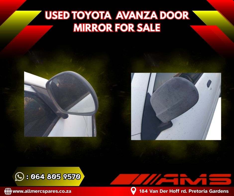 USED TOYOTA AVANZA DOOR MIRRORS – FOR SALE (SUBJECT TO AVAILABILITY) - Private Seller USED TOYOTA AVANZA DOOR MIRRORS – FOR SALE (SUBJECT TO AVAILABILITY) - Private Seller