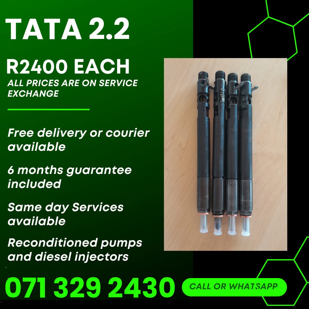 TATA 2.2 INJECTORS FOR SALE WITH WARRANTY - Private Seller TATA 2.2 INJECTORS FOR SALE WITH WARRANTY - Private Seller
