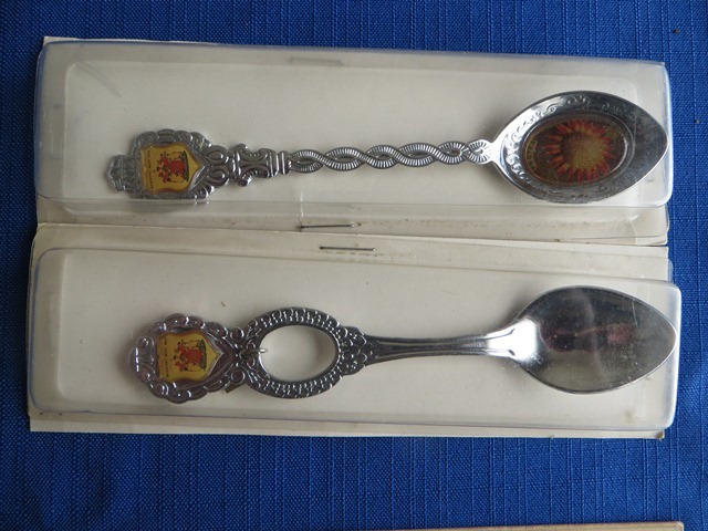 Collectible souvenir/place name tea spoons 107 in total Collectible souvenir/place name tea spoons 107 in total