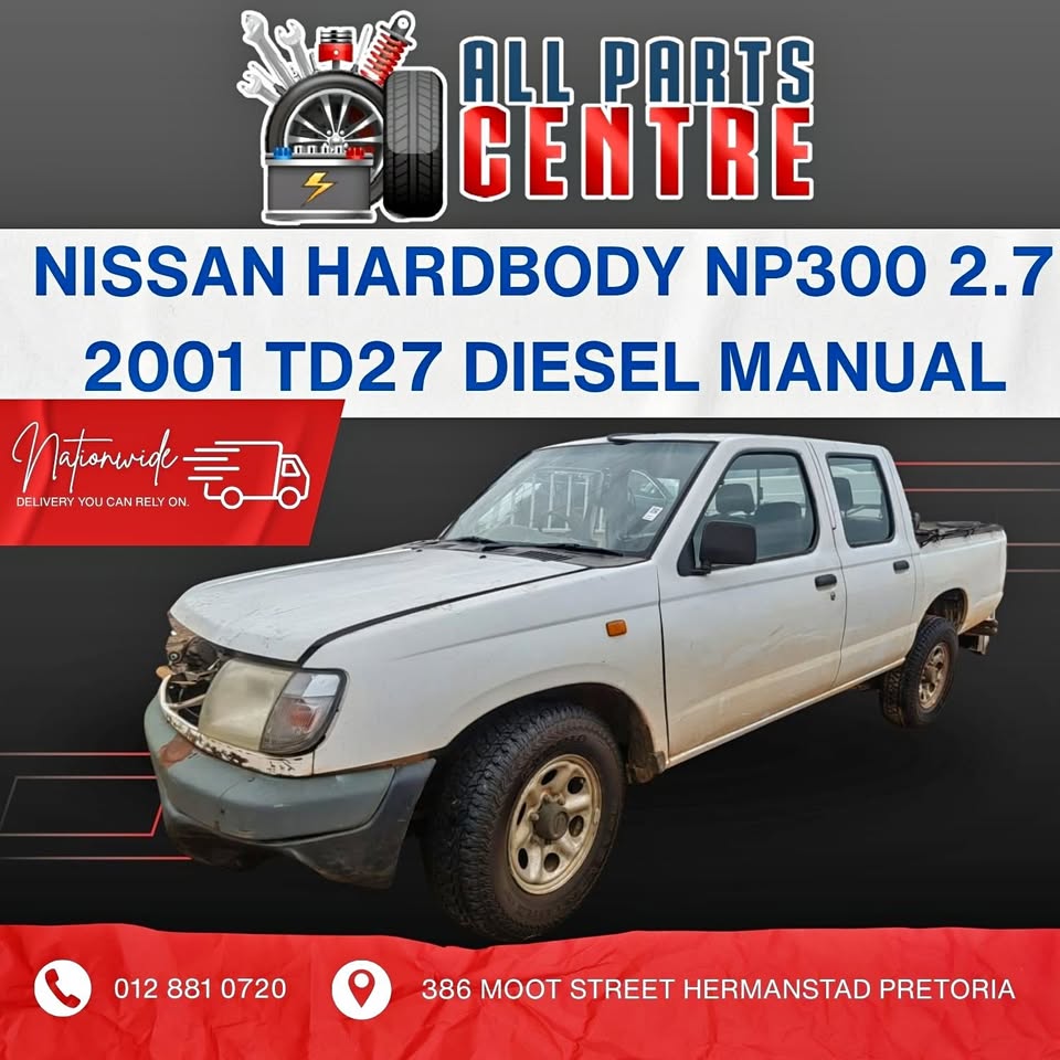 Nissan Hardbody NP300 TD27 2.7 2001 Manual Diesel Stripping for Spares - Private Seller Nissan Hardbody NP300 TD27 2.7 2001 Manual Diesel Stripping for Spares - Private Seller