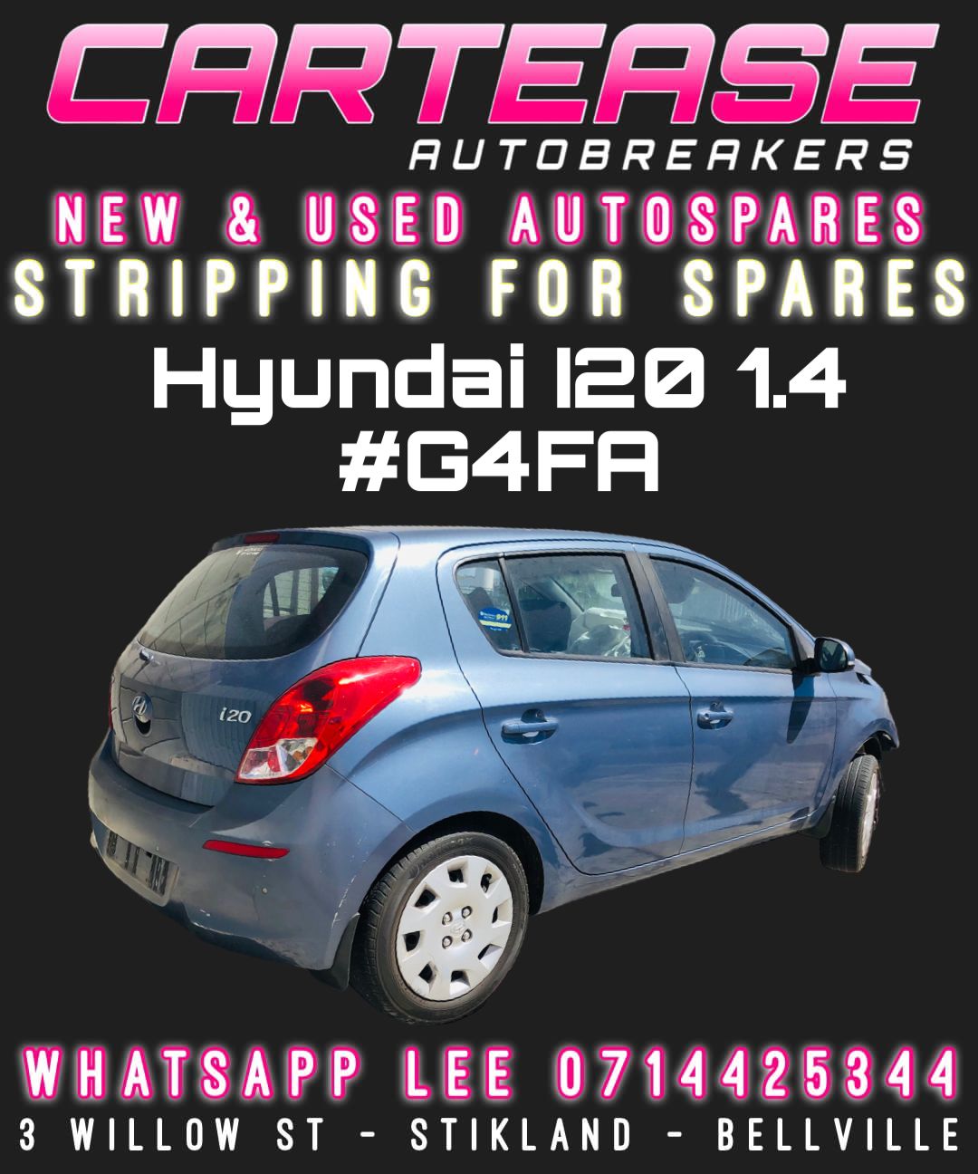 HYUNDAI i20 1.4 #G4FA STRIPPING FOR SPARES - Private Seller HYUNDAI i20 1.4 #G4FA STRIPPING FOR SPARES - Private Seller
