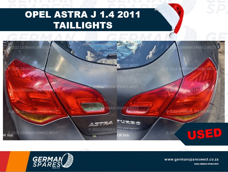 Opel Astra J 1.4 2011 USED Taillights for sale - Private Seller Opel Astra J 1.4 2011 USED Taillights for sale - Private Seller