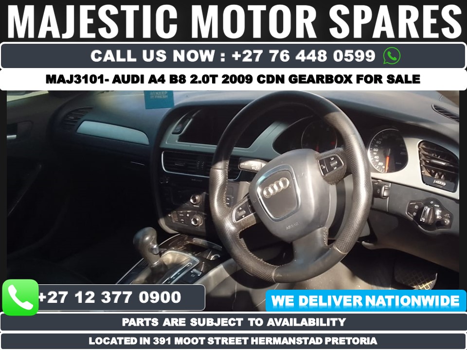2009 Audi A4 B8 2.0 T CDN auto gearbox – MAJ3101 2009 Audi A4 B8 2.0 T CDN auto gearbox – MAJ3101