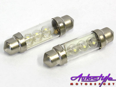 LED White Interior Light 41mm Pair