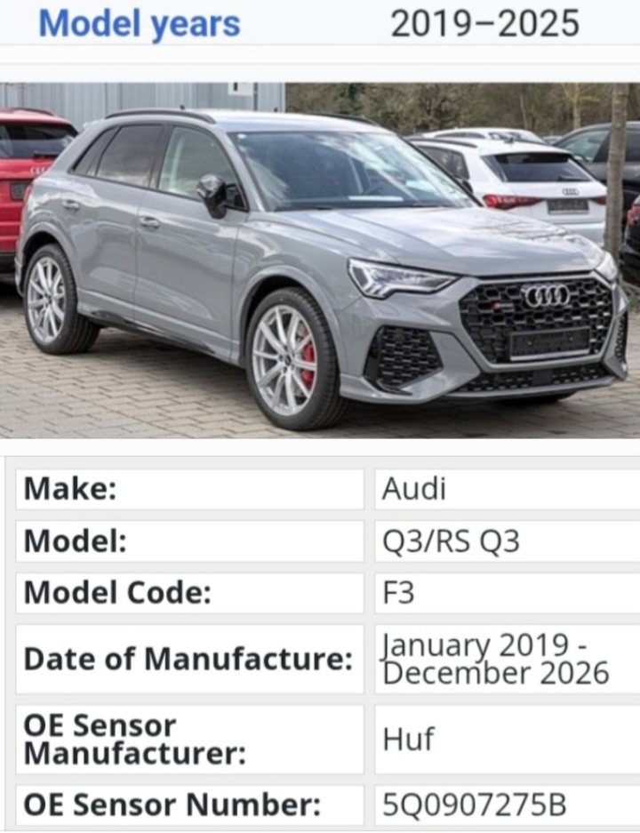 Audi Q3 RSQ3 TPMS tyre pressure monitor sensors and valves - Private Seller Audi Q3 RSQ3 TPMS tyre pressure monitor sensors and valves - Private Seller