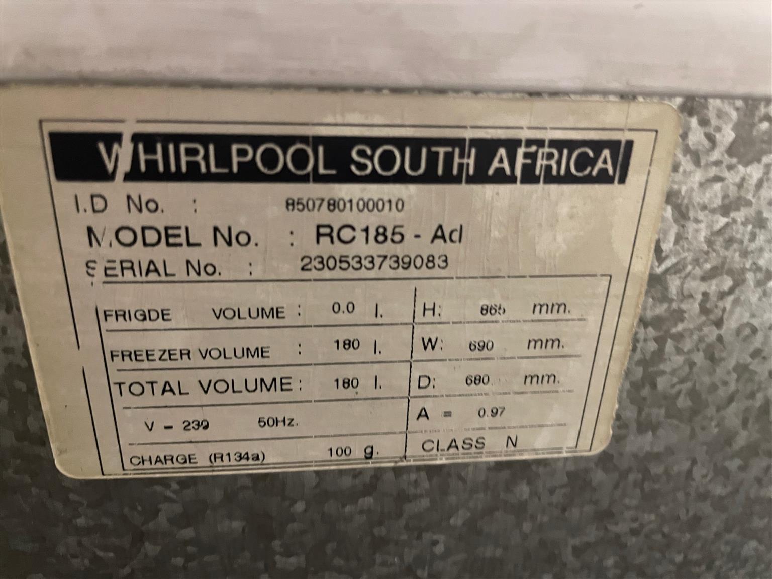 Whirlpool Chest Freezer | Junk Mail