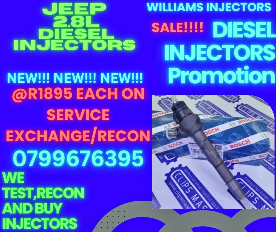 JEEP 2.8L DIESEL INJECTORS - Private Seller JEEP 2.8L DIESEL INJECTORS - Private Seller