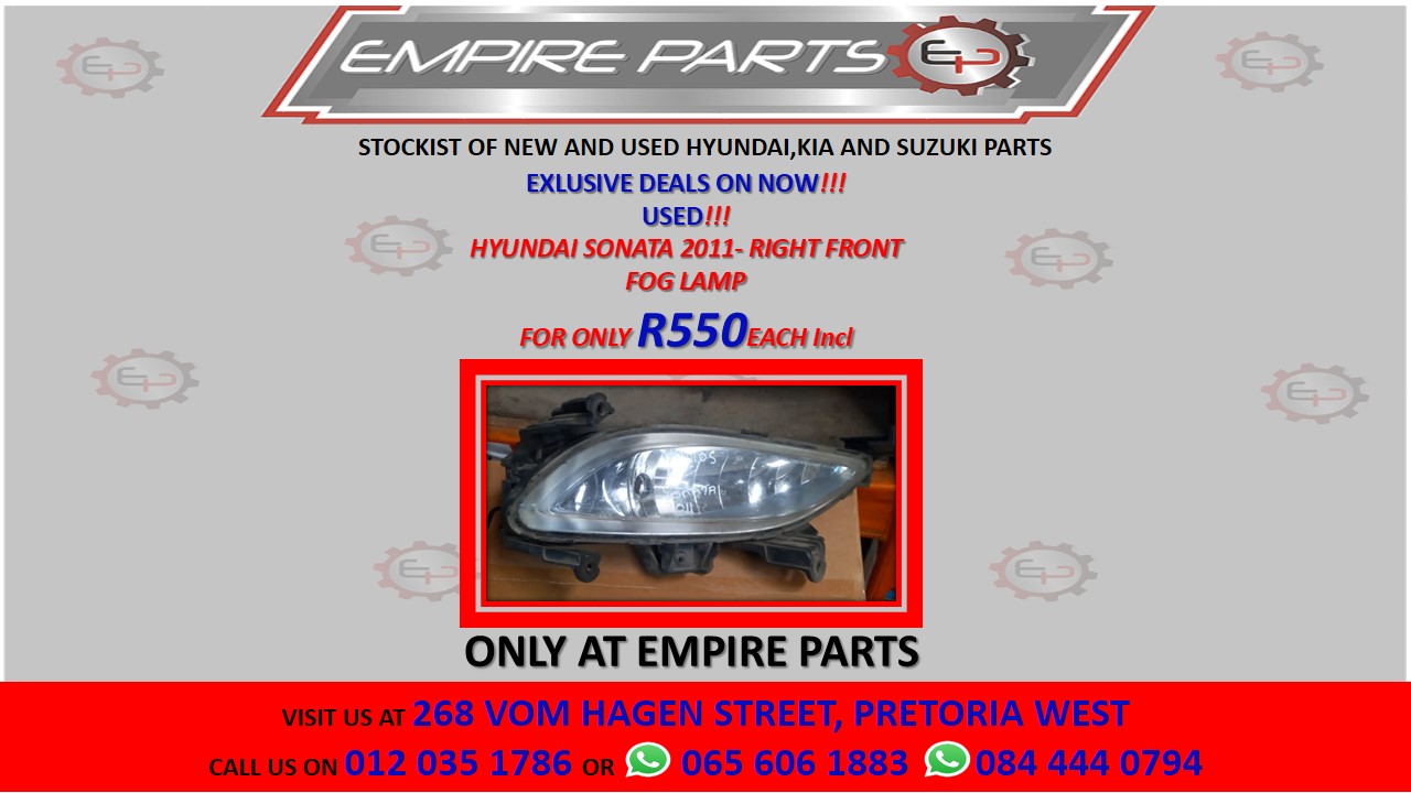 HYUNDAI SONATA 2011- RIGHT FRONT FOG LAMP - Private Seller HYUNDAI SONATA 2011- RIGHT FRONT FOG LAMP - Private Seller