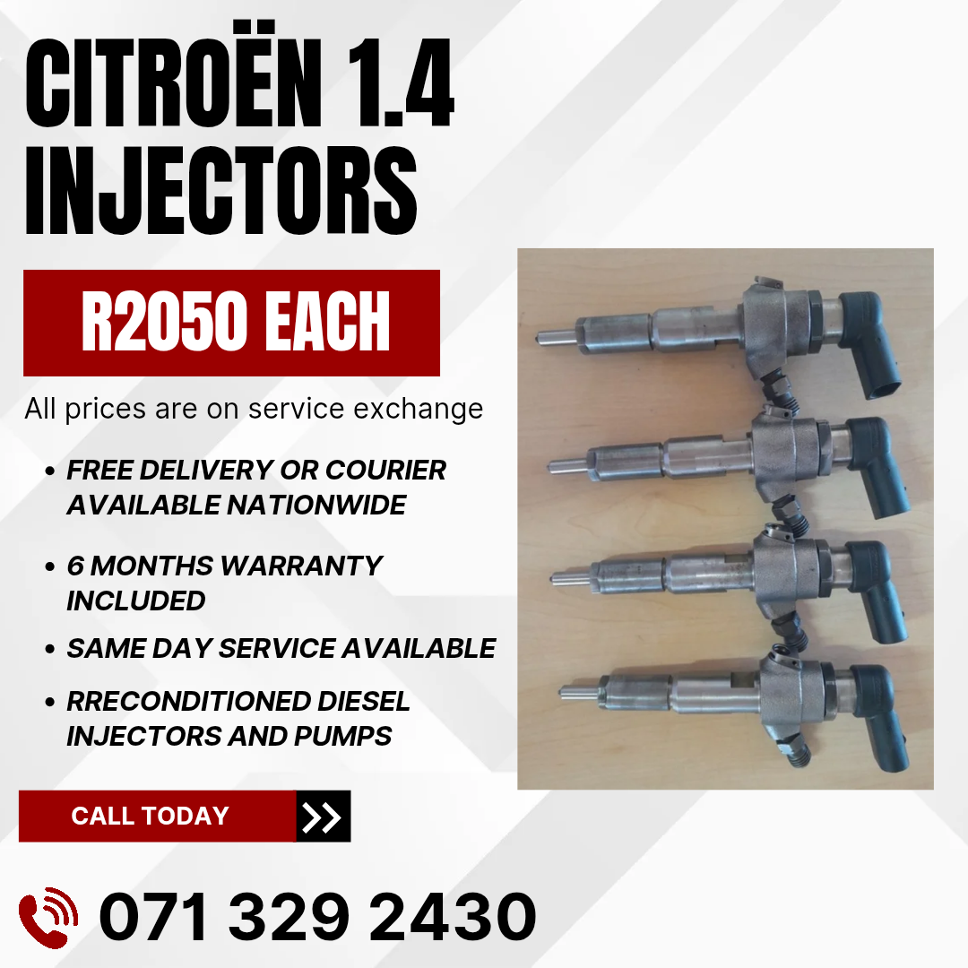 CITROËN 1.4 INJECTORS FOR SALE WITH WARRANTY INCLUDED - Private Seller CITROËN 1.4 INJECTORS FOR SALE WITH WARRANTY INCLUDED - Private Seller