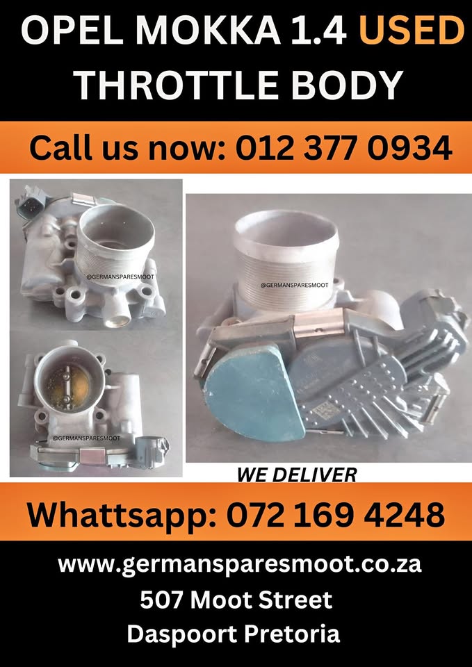 Opel Mokka 1.4 Used Throttle Body Opel Mokka 1.4 Used Throttle Body