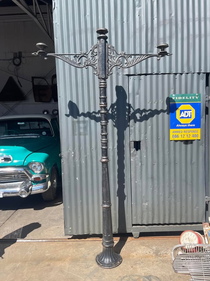 Old cast iron Street light Old cast iron Street light