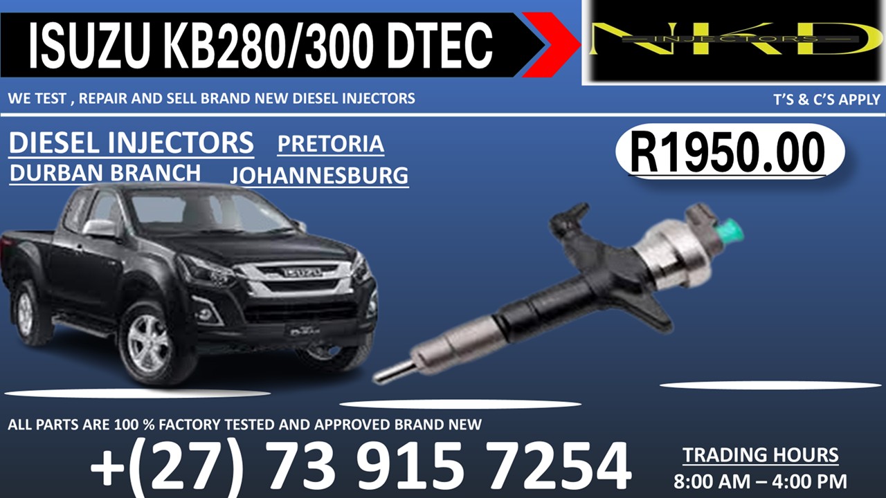 Injectors KB280/KB300 Isuzu - Private Seller Injectors KB280/KB300 Isuzu - Private Seller