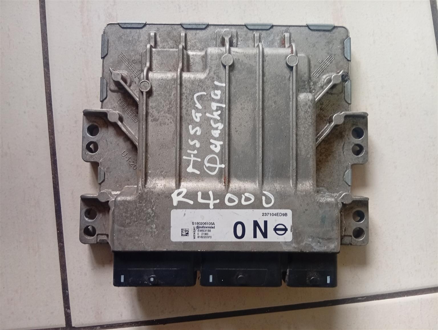 ECUfile Nissan Qashqai ECU computer box  237104ED9B S180206105A EMS3155 - Private Seller