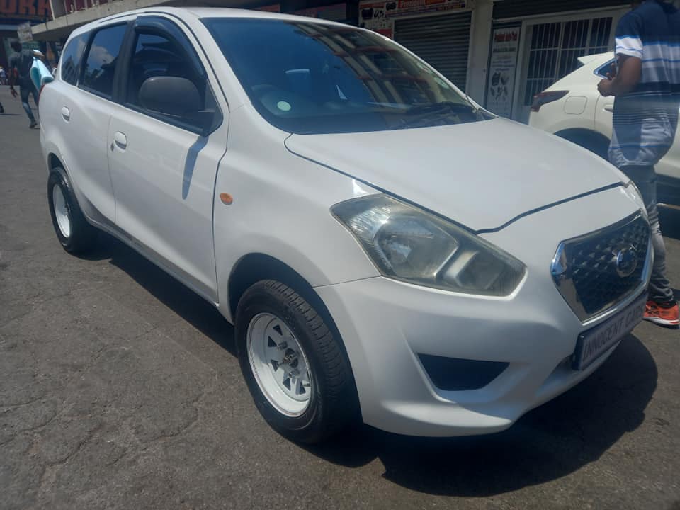 2018 DATSUN GO PLUS 1.2 PETROL, 7 SEATER, MANUAL, WHITE COLOUR, MILEAGE 75000KM,