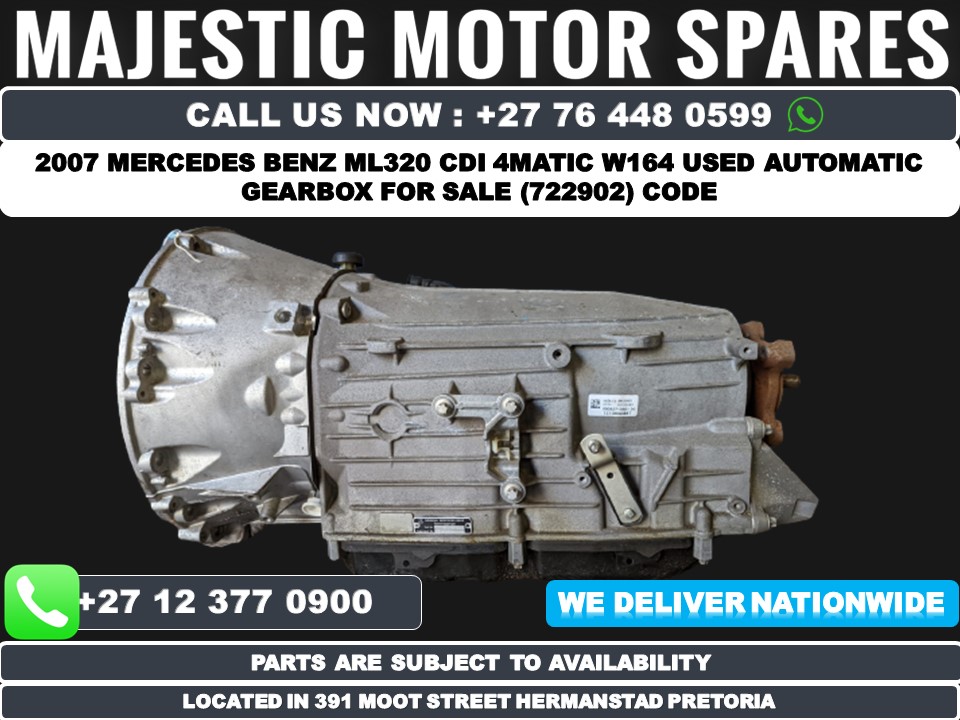 2007 Mercedes Benz ML A722.902 auto gearbox for sale 2007 Mercedes Benz ML A722.902 auto gearbox for sale