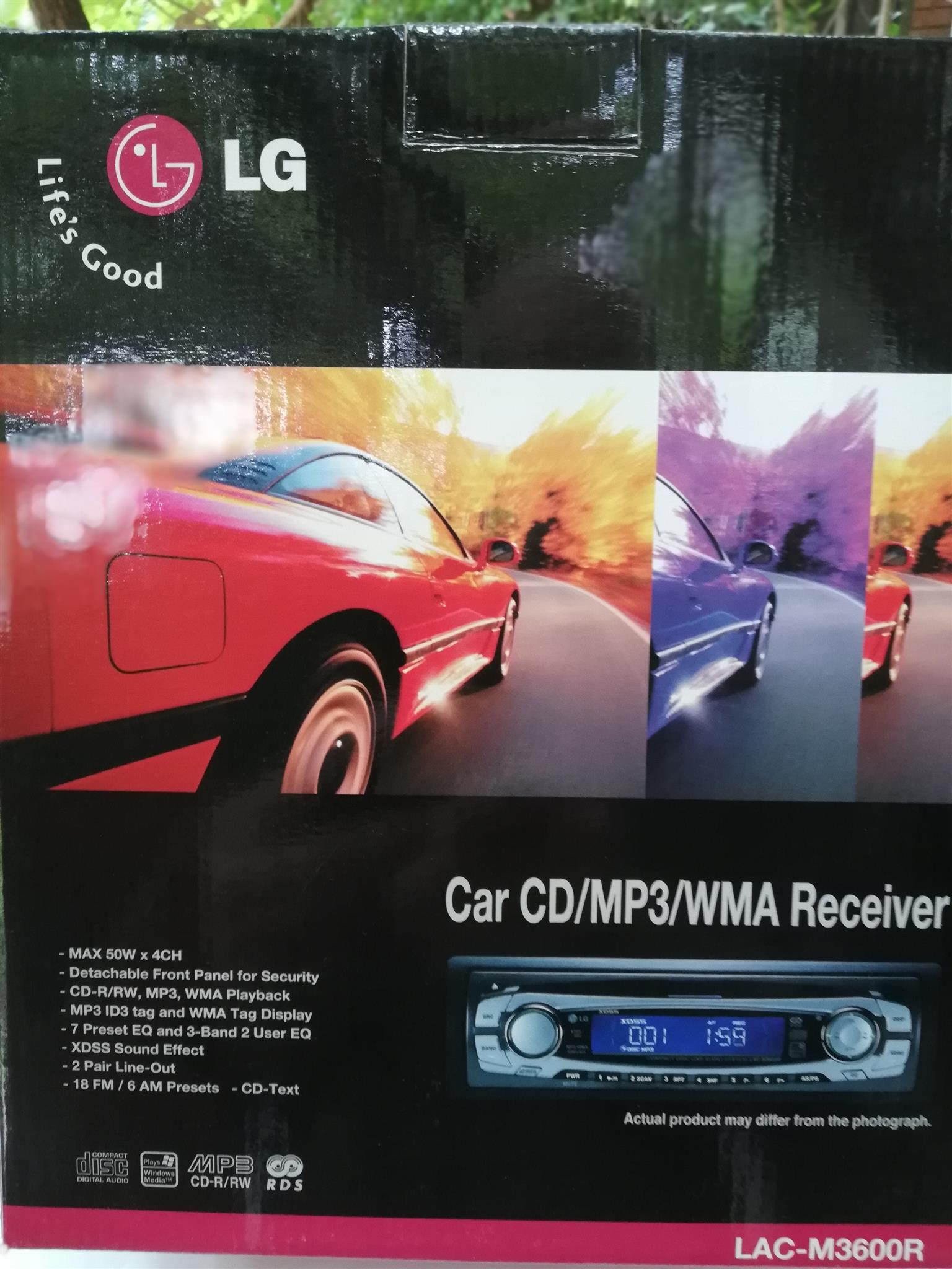 LG Car Stereo CD/MP3  50W x 4 LAC-M3600R