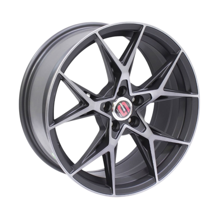 17″ GR1050 5/100 Matt Platinum Black Alloy Wheels