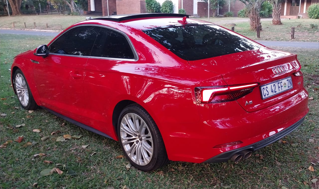 AUTOMATIC 2018  AUDI A5 2.0 TDI S TRONIC, COUPE.  40TDI.  S-LINE. 140KW. FULL SE